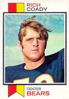 1973 Topps Rich Coady #172 Football Card