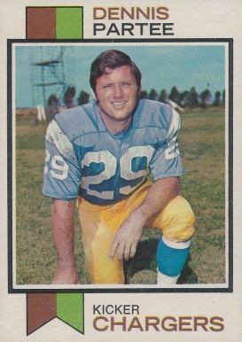 1973 Topps Dennis Partee #483 Football Card