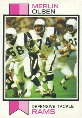 1973 Topps Merlin Olsen #479 Football Card