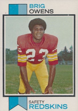 1973 Topps Brig Owens #442 Football Card