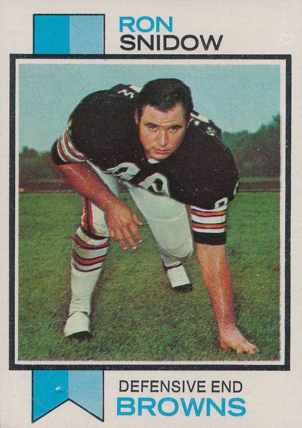 1973 Topps Ron Snidow #53 Football Card