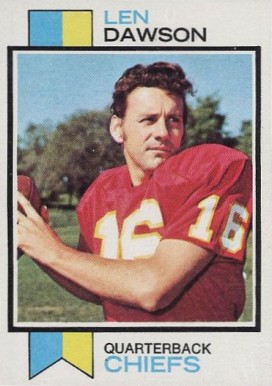 1973 Topps Len Dawson #335 Football Card