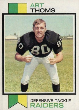 1973 Topps Art Thomas #502 Football Card