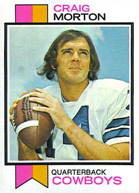 1973 Topps Craig Morton #493 Football Card