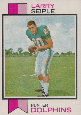 1973 Topps Larry Seiple #491 Football Card