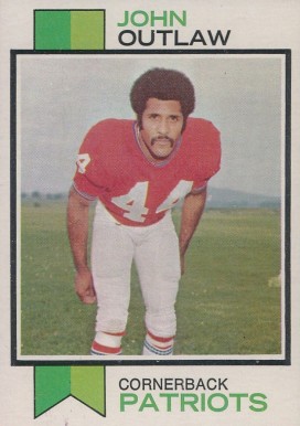 1973 Topps John Outlaw #384 Football Card