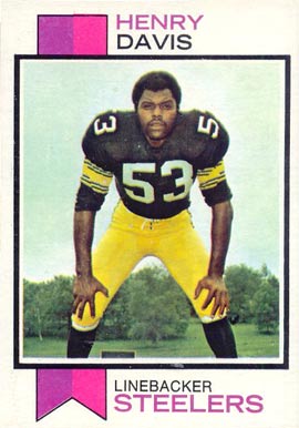 1973 Topps Henry Davis #332 Football Card