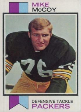 1973 Topps Mike McCoy #296 Football Card