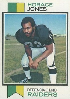 1973 Topps Horace Jones #261 Football Card