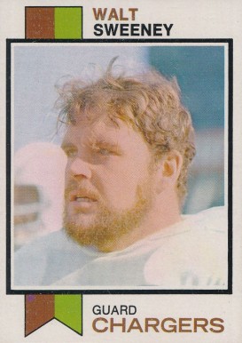 1973 Topps Walt Sweeney #252 Football Card