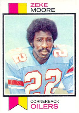 1973 Topps Zeke Moore #202 Football Card