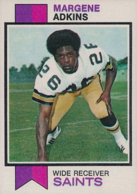 1973 Topps Margene Adkins #161 Football Card