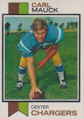 1973 Topps Carl Mauck #92 Football Card