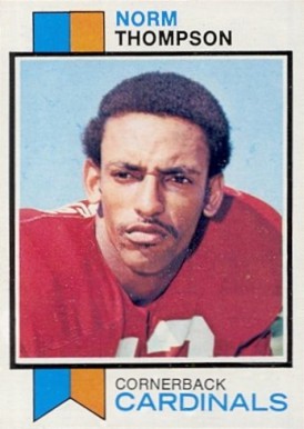 1973 Topps Norm Thompson #72 Football Card