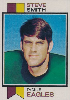 1973 Topps Steve Smith #33 Football Card