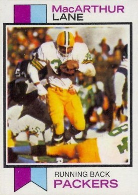 1973 Topps MacArthur Lane #29 Football Card