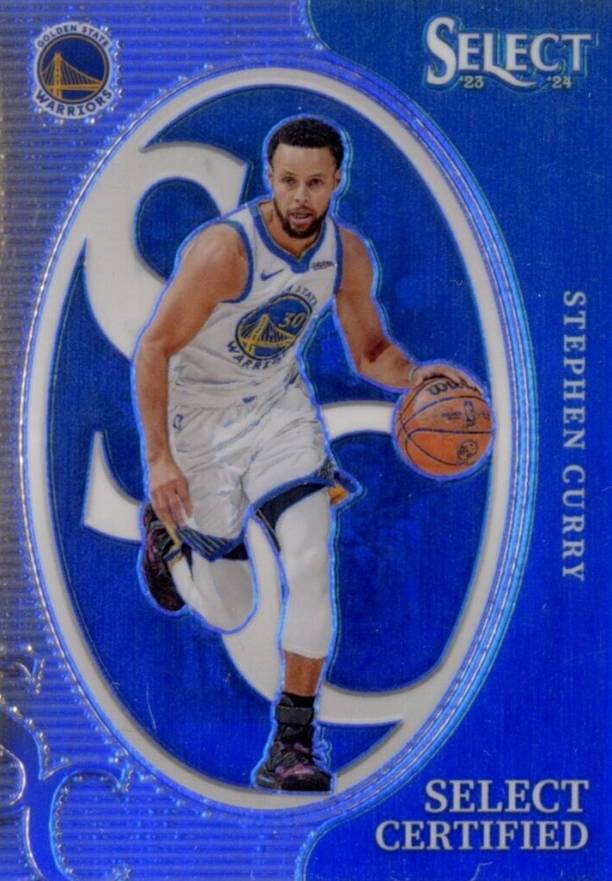 2023 Panini Select Select Certified Stephen Curry #4 Basketball Card