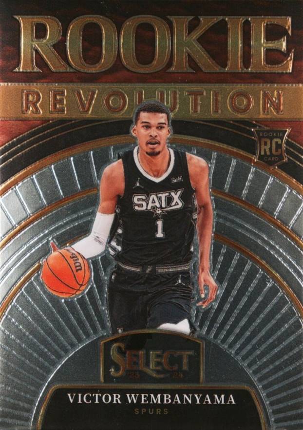 2023 Panini Select Rookie Revolution Victor Wembanyama #9 Basketball Card