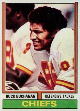 1974 Topps Buck Buchanan #218 Football Card