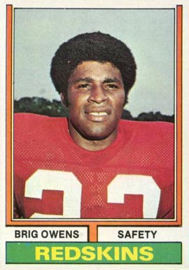 1974 Topps Brig Owens #156 Football Card