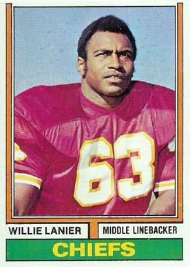 1974 Topps Willie Lanier #480 Football Card