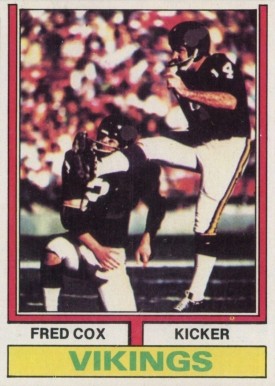 1974 Topps Fred Cox #515 Football Card