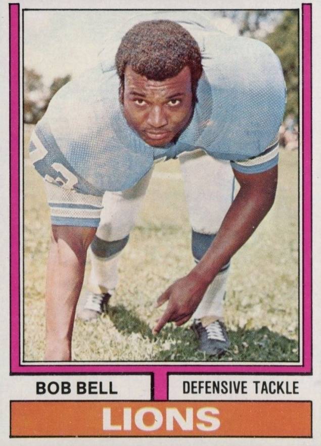 1974 Topps Bob Bell #359 Football Card