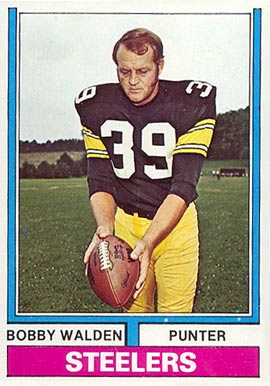 1974 Topps Bobby Walden #324 Football Card