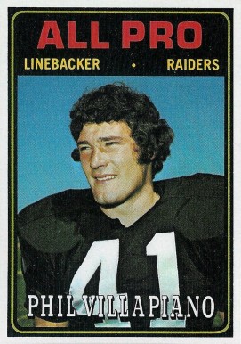 1974 Topps Phil Villapiano #139 Football Card