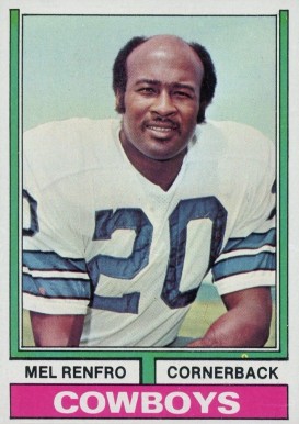 1974 Topps Mel Renfro #106 Football Card