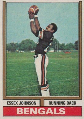 1974 Topps Essex Johnson #35 Football Card