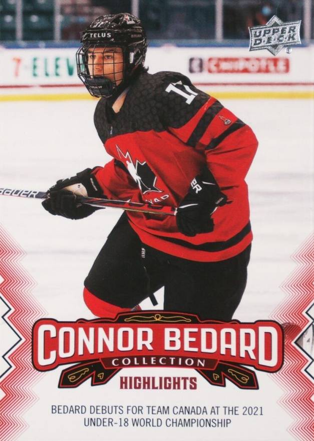 2023 Upper Deck Connor Bedard Collection Connor Bedard #1 Hockey Card