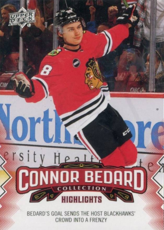 2023 Upper Deck Connor Bedard Collection Connor Bedard #18 Hockey Card