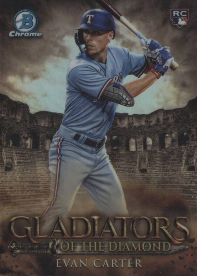 2024 Bowman Gladiators of the Diamond Evan Carter #GOTD4 Baseball Card