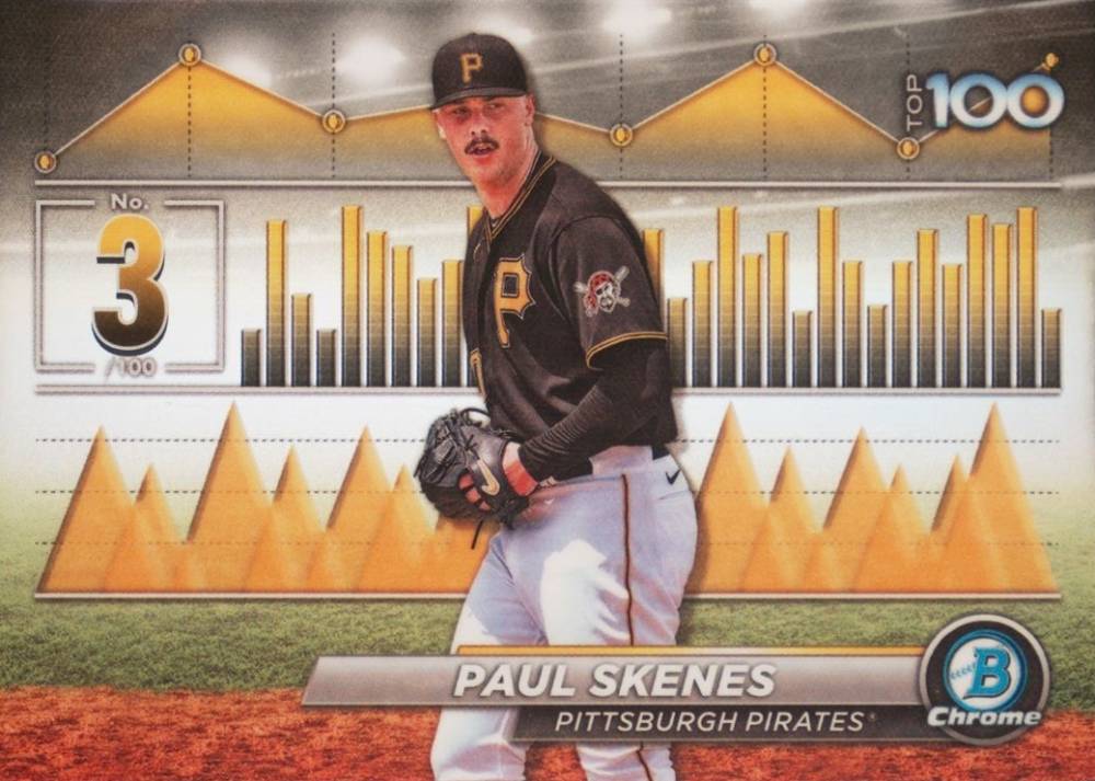 2024 Bowman Bowman Scouts' Top 100 Paul Skenes #BTP3 Baseball Card