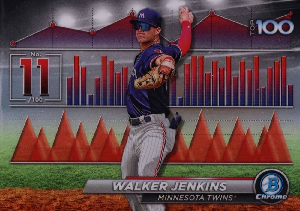 2024 Bowman Bowman Scouts' Top 100 Walker Jenkins #BTP11 Baseball Card