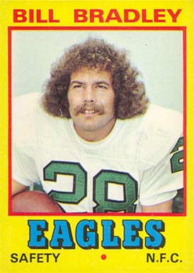 1974 Wonder Bread Bill Bradley #3 Football Card