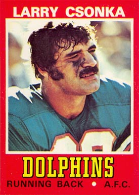 1974 Wonder Bread Larry Csonka #5 Football Card