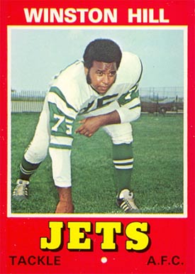 1974 Wonder Bread Winston Hill #10 Football Card