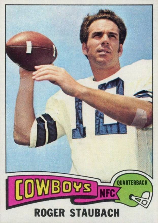 1975 Topps Roger Staubach #145 Football Card