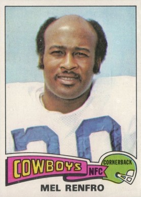 1975 Topps Mel Renfro #428 Football Card