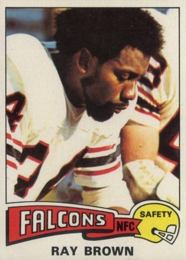 1975 Topps Ray Brown #161 Football Card