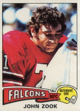 1975 Topps John Zook #133 Football Card