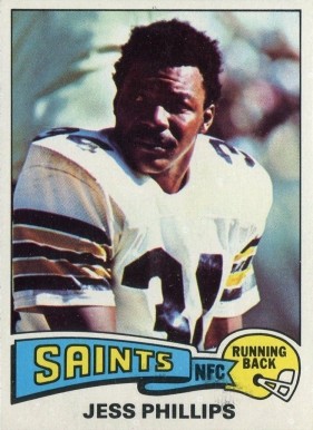 1975 Topps Jess Phillips #21 Football Card