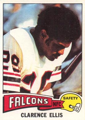 1975 Topps Clarence Ellis #18 Football Card