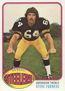 1976 Topps Steve Furness #341 Football Card