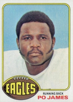 1976 Topps Po James #361 Football Card