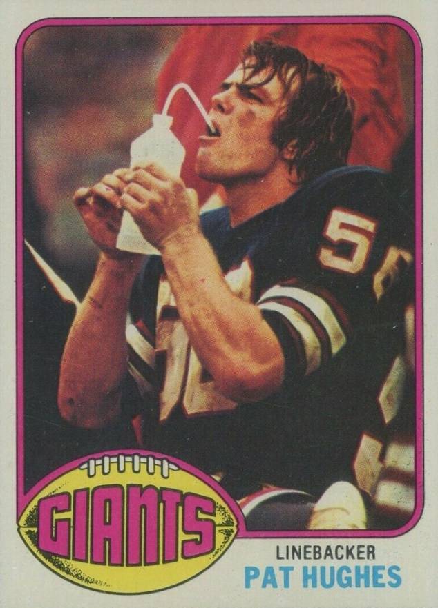 1976 Topps Pat Hughes #117 Football Card