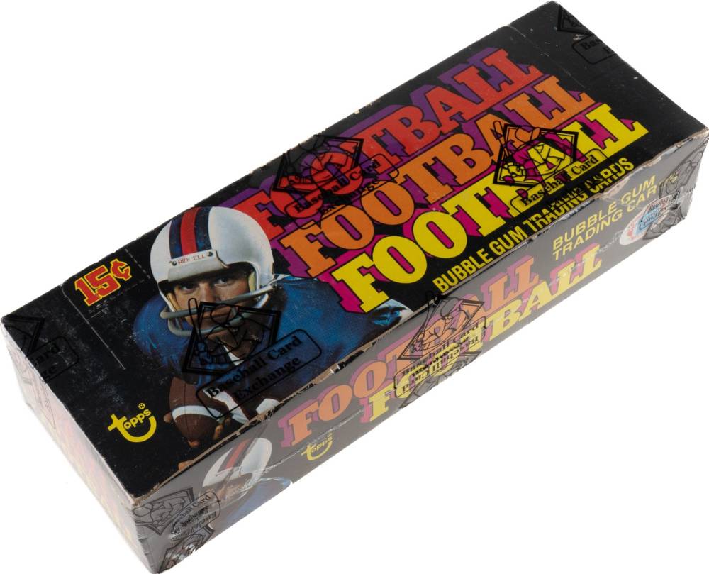 1976 Topps Wax Pack Box #WPB Football Card