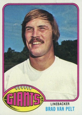 1976 Topps Brad Van Pelt #509 Football Card